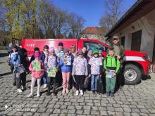 Dzieci z wizytą w Nadleśnictwie Szprotawa